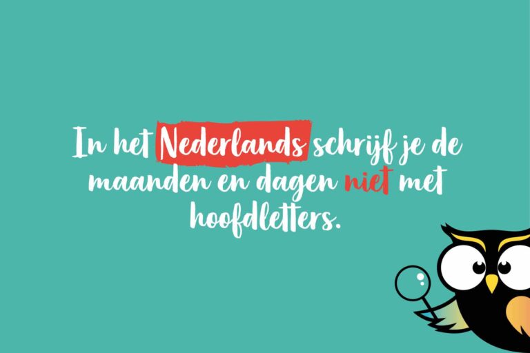 Hoofdletters een korte uitleg en wanneer