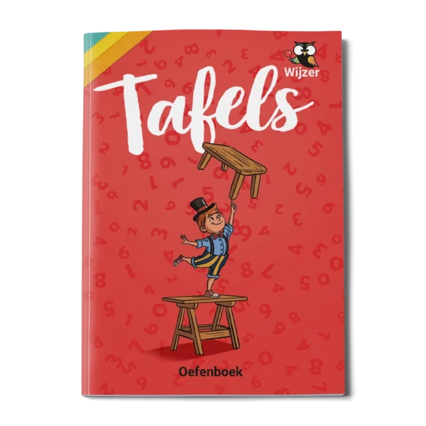 Oefenboek tafels kaft
