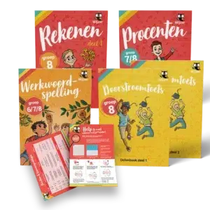 Doorstroomtoets Groep 8 + extra Rekenen en Werkwoordspelling