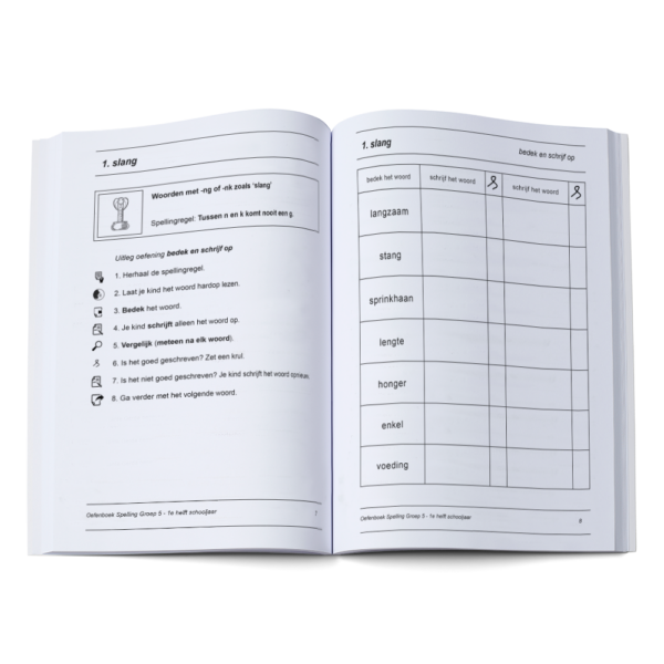 oefenboek spelling groep 5 inhoud