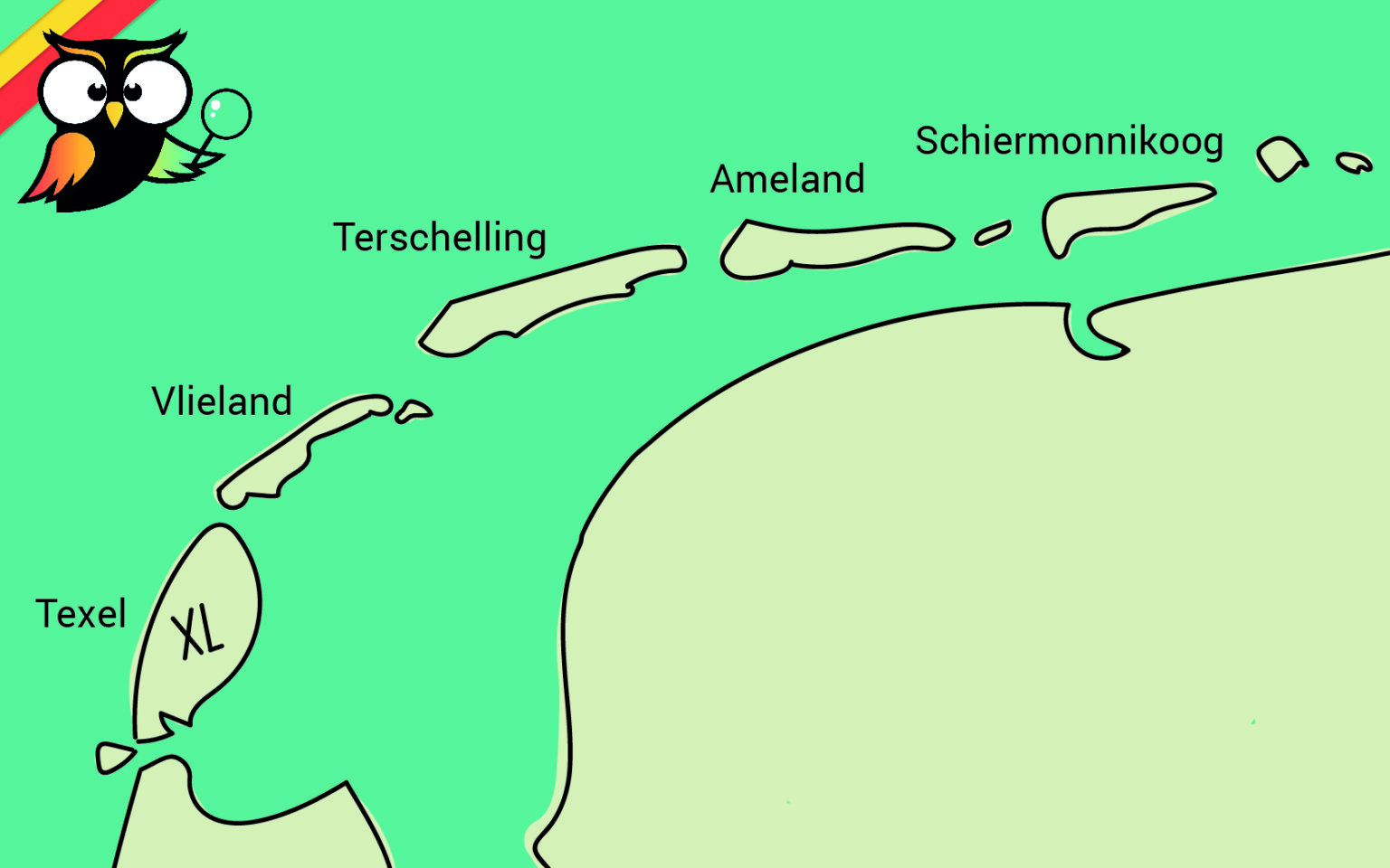 Ezelsbruggetje Waddeneilanden: simpel én handig! (uitleg)