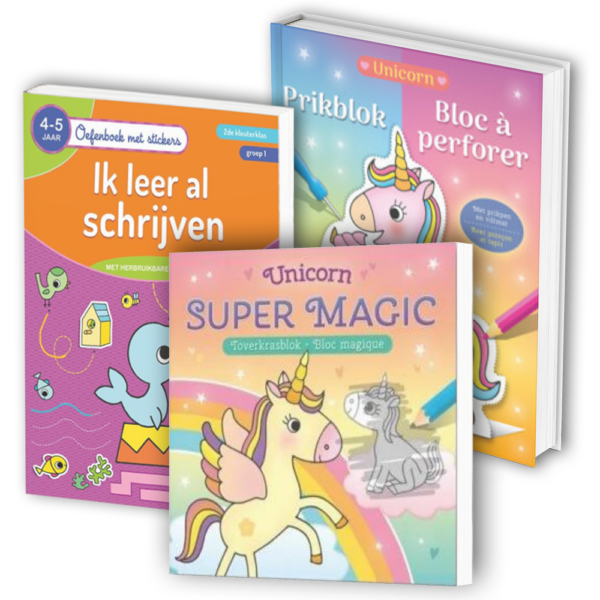 Fijne motoriek - oefening met unicorns
