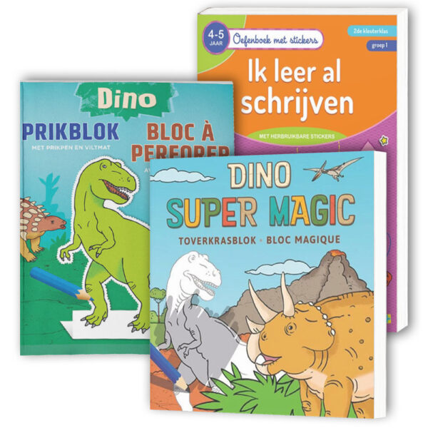 Fijne motoriek - oefeningen met dino's