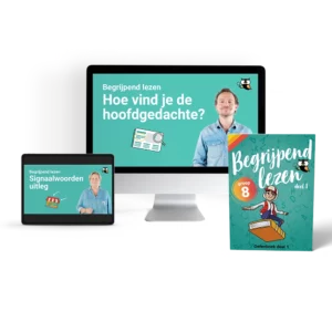 Begrijpend Lezen groep 8 oefenboek deel 1 en online uitleg