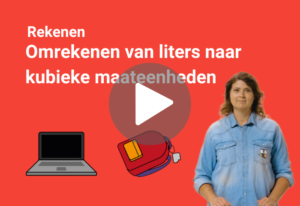 Liters naar m3 omrekenen