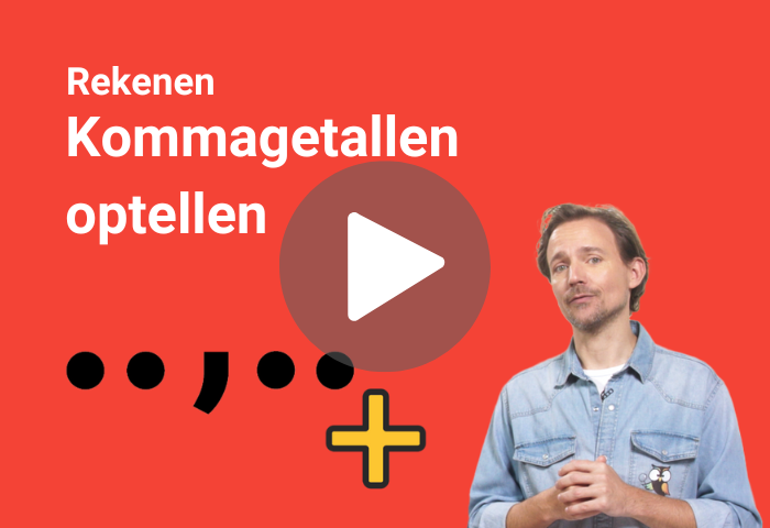 kommagetallen optellen