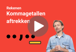 kommagetallen aftrekken