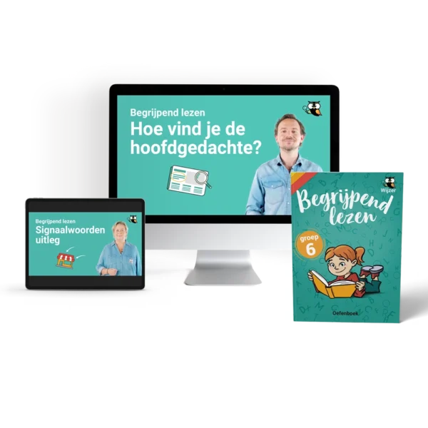 Online uitleg met begrijpend lezen boek groep 6