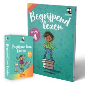 Begrijpend Lezen Groep 4 oefenboek + Begrijpend Lezen Kaarten