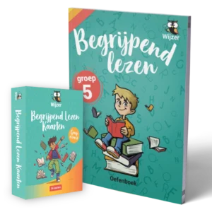 Begrijpend Lezen Groep 5 oefenboek + Begrijpend Lezen Kaarten 