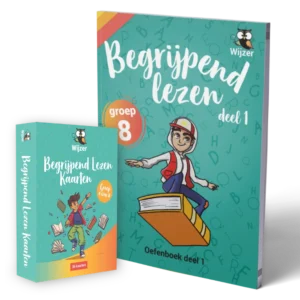 Begrijpend Lezen Groep 8 Oefenboek deel 1 + Begrijpend Lezen Kaarten