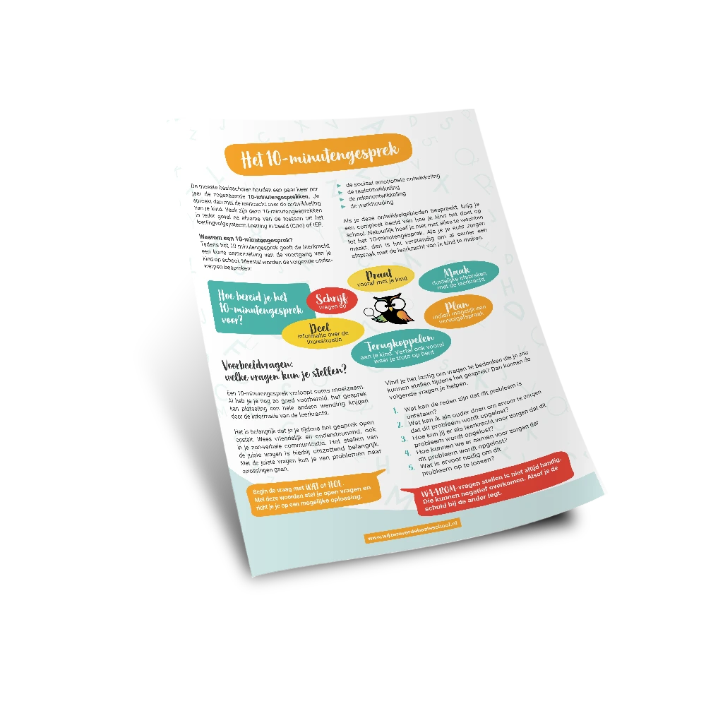 Brochure het 10-minutengesprek
