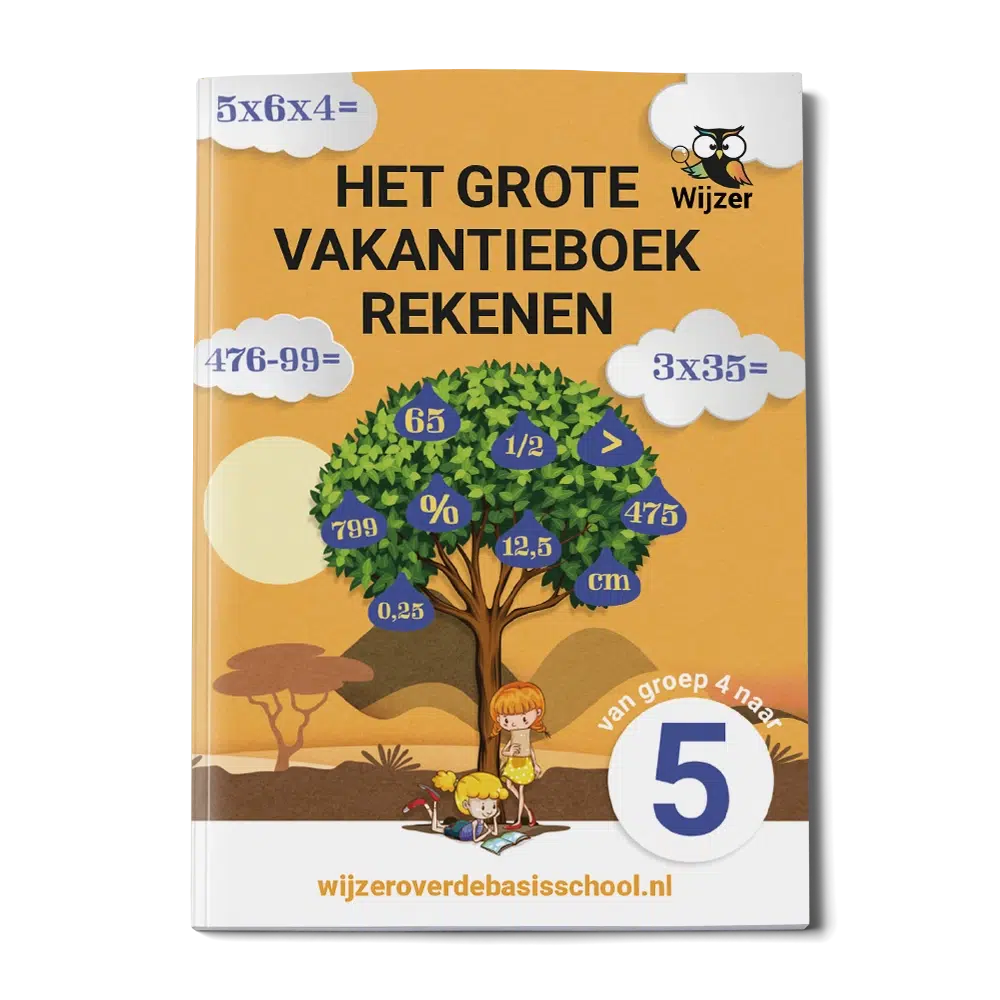 Het grote vakantieboek rekenen - groep 4 naar 5