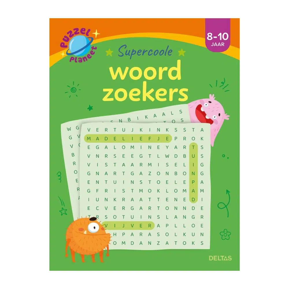 Woordzoeker 8-10 jaar