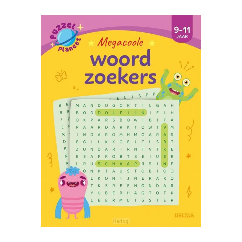 Woordzoeker 9-11 jaar